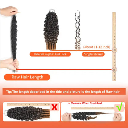 Elnbeauty Burmese Curly Crochet Hair Extensions - T30# T350# Pre-Separated, 50G/Pack, Ideal for Boho Braids and Protective Hairstyles for Black Women, Multiple Curly & Wave Textures, Recommended 4-5 Packs for Full Head