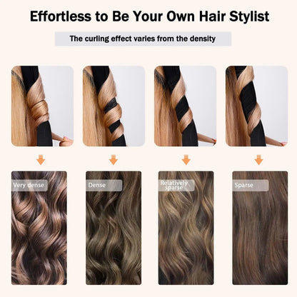 Heatless Hair Curler Kit Silk Double Layer Bonnet with Heatless Curling Rod Set, Overnight Curl Kit to Sleep In, Satin Lined Hair Bonnet and Heatless Curls Headband for Women Natural Curly Shower Cap Sleep Cap Home Bathroom Decor Summer Back to School