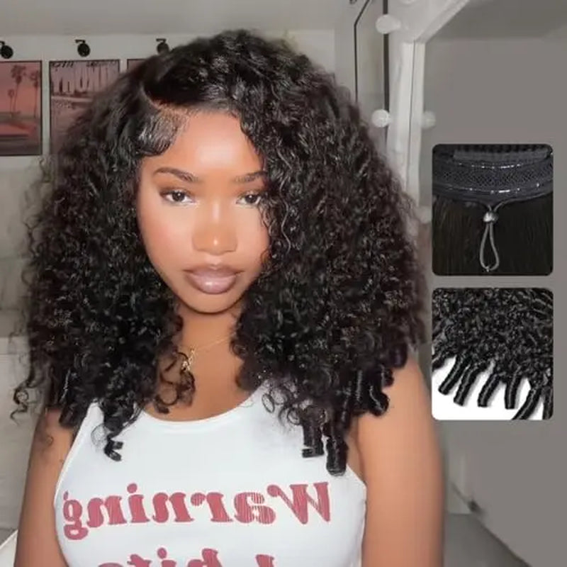 Pobokix 7X6 Body Wave HD Transparent Lace Frontal Wig - Brazilian Pre-Plucked Glueless Human Hair Wig for Women, 200% Density with Natural Hairline